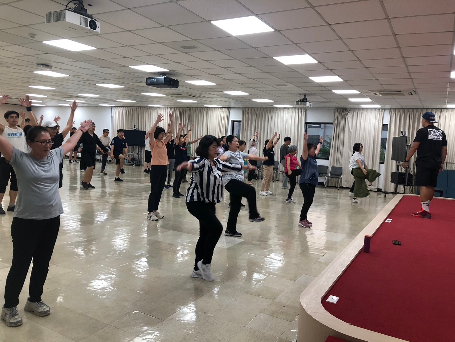 113年新北市政府巡迴運動指導團」-循環訓練課程訪視-台灣松下電器1
