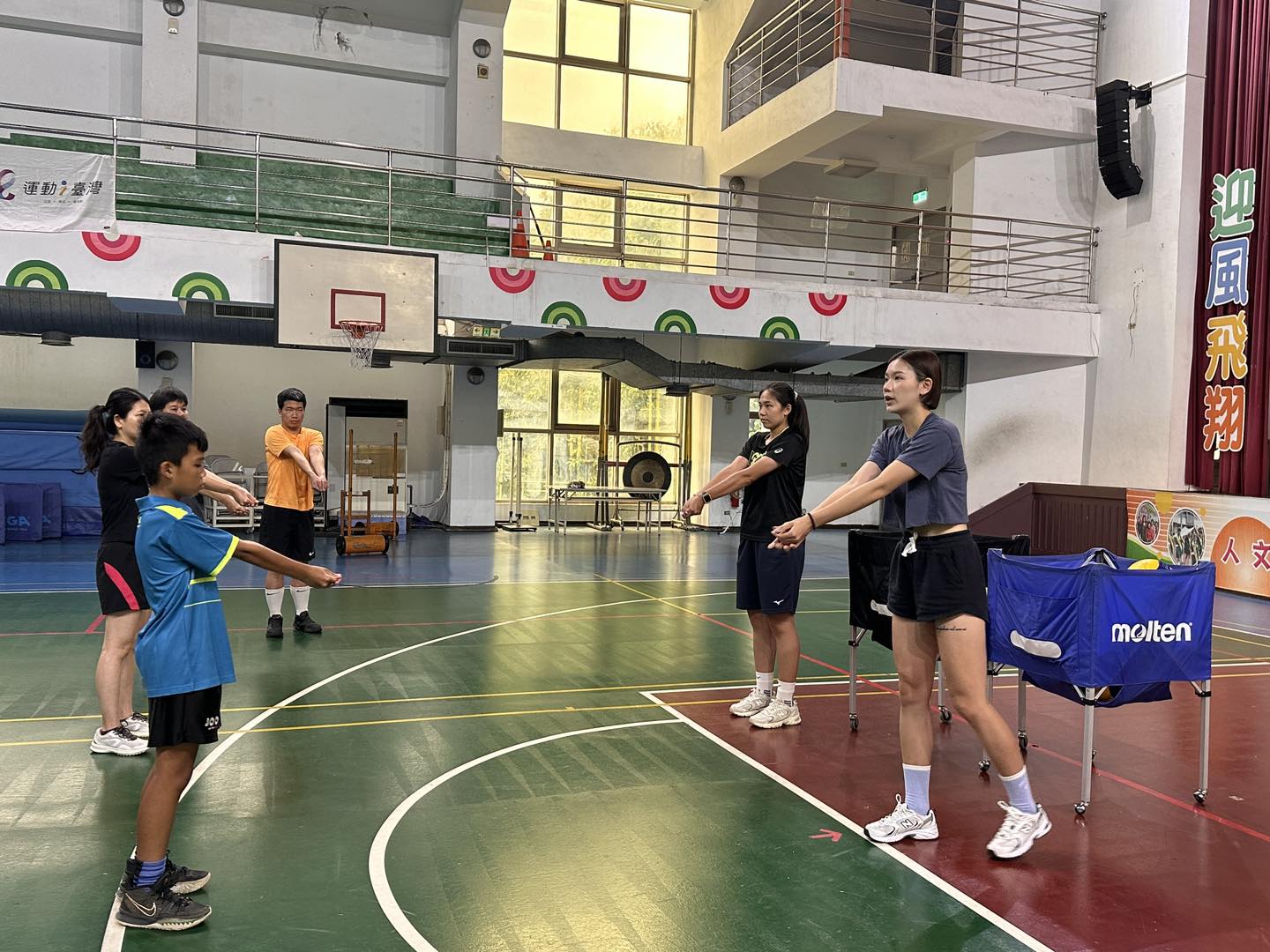 【金牌選手限定課】2023杭州亞運代表隊女排隊長陳姿雅帶民眾打排球